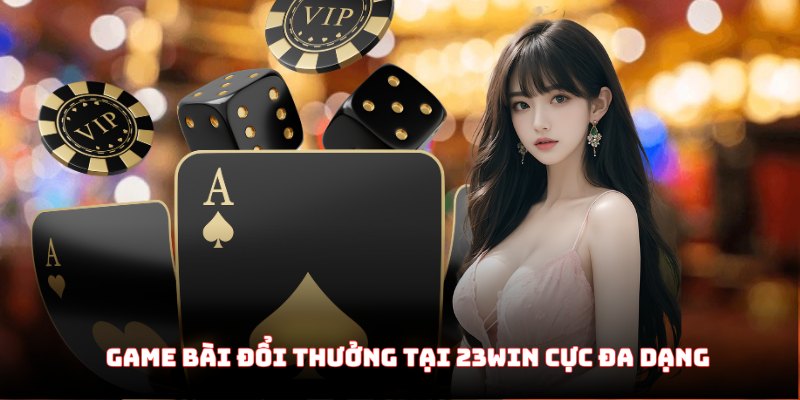 Game bài đổi thưởng tại 23WIN cực đa dạng