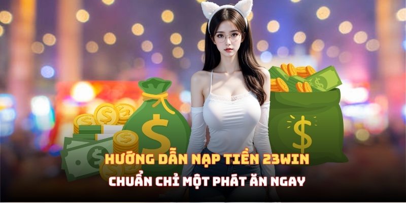 Hướng dẫn nạp tiền 23WIN chuẩn chỉ một phát ăn ngay