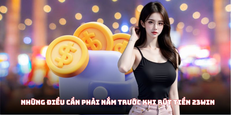 Những điều cần phải nắm trước khi rút tiền 23WIN