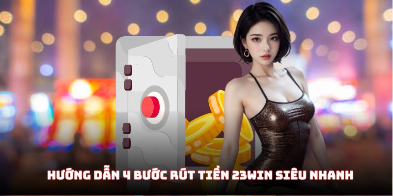 Hướng dẫn 4 bước rút tiền 23WIN siêu nhanh 