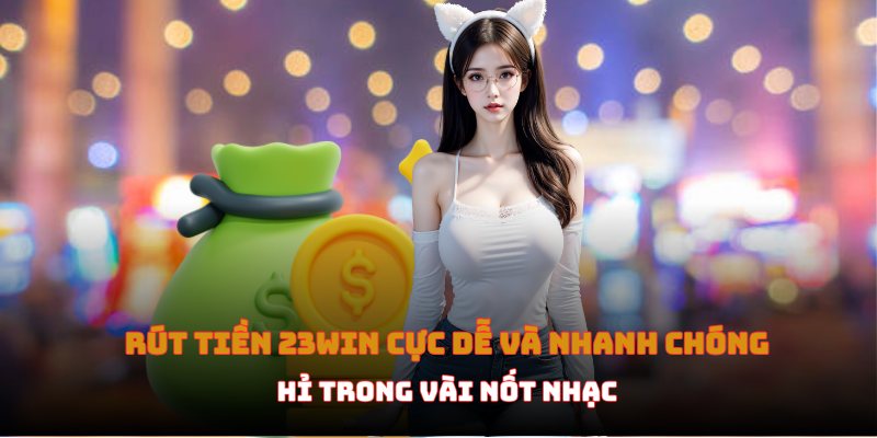 Rút tiền 23WIN cực dễ và nhanh chóng chỉ trong vài nốt nhạc